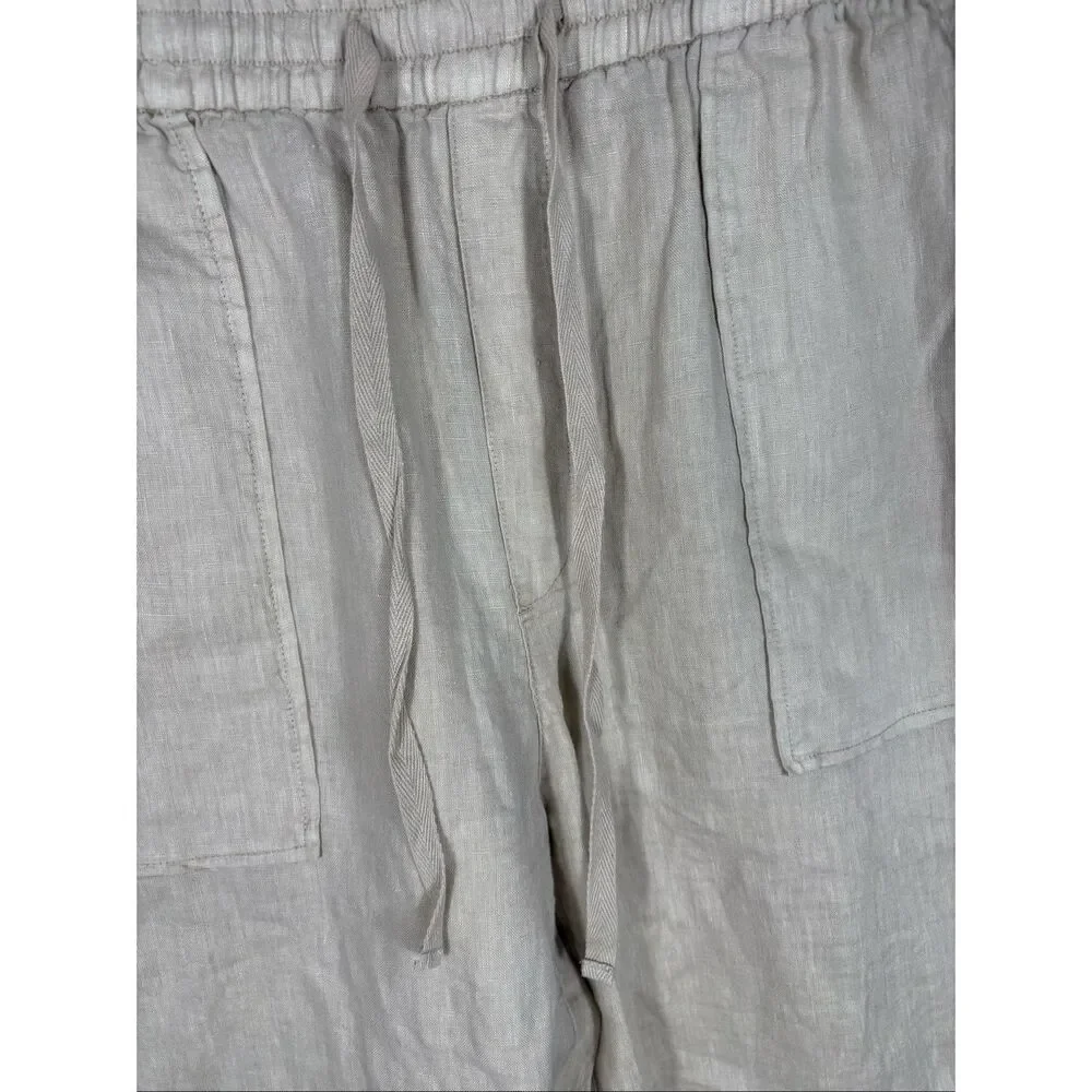 Zara woman’s wide leg Linen pants size M